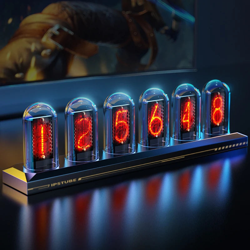 Настраиваемые часы RGB Nixie