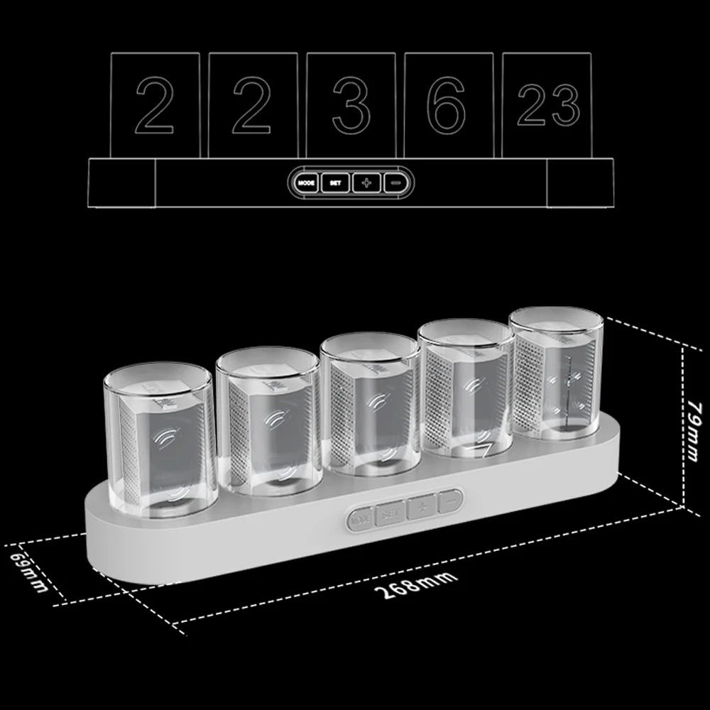 Часы Nixie RGB Design