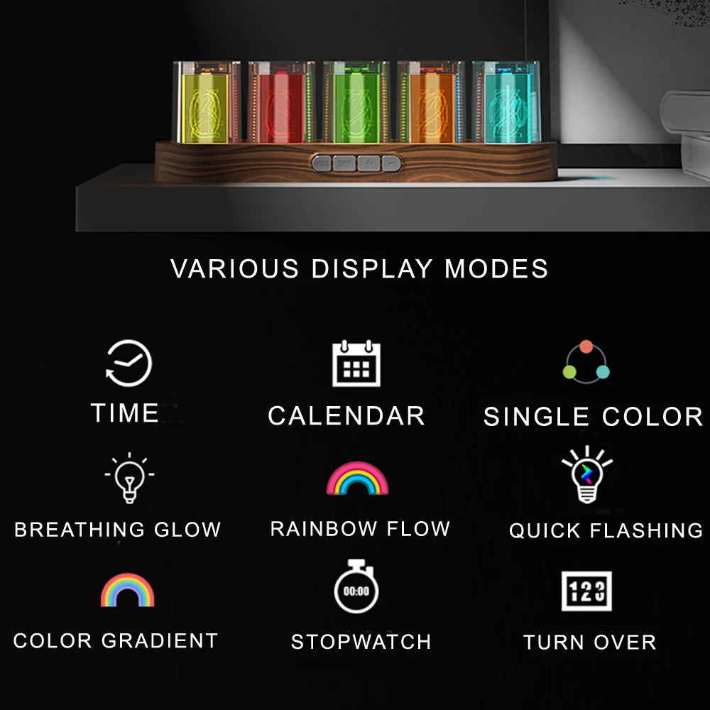 Часы Nixie RGB Design