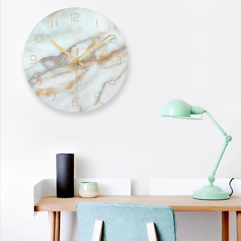 horloge murale design en verre - Horloges murales